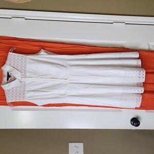 Sharagano 50's inspired White Dress, size 14